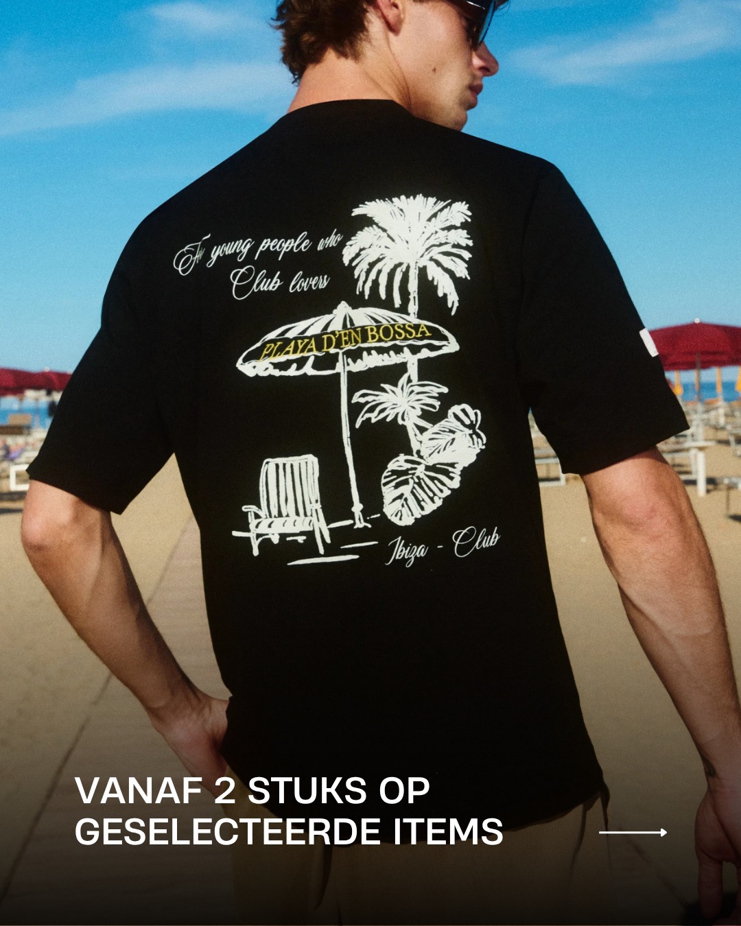 Onze Summer Deals zijn gestart. 🏝️
Doorheen de winkel vind je geselecteerde stuks met een gekleurde sticker. Combineer minstens 2 stuks en geniet van extra voordeel.
Mix & match jouw favorieten en stel een outfit samen die helemaal bij jou past.
Kom langs en ontdek de collectie met voordeel.
